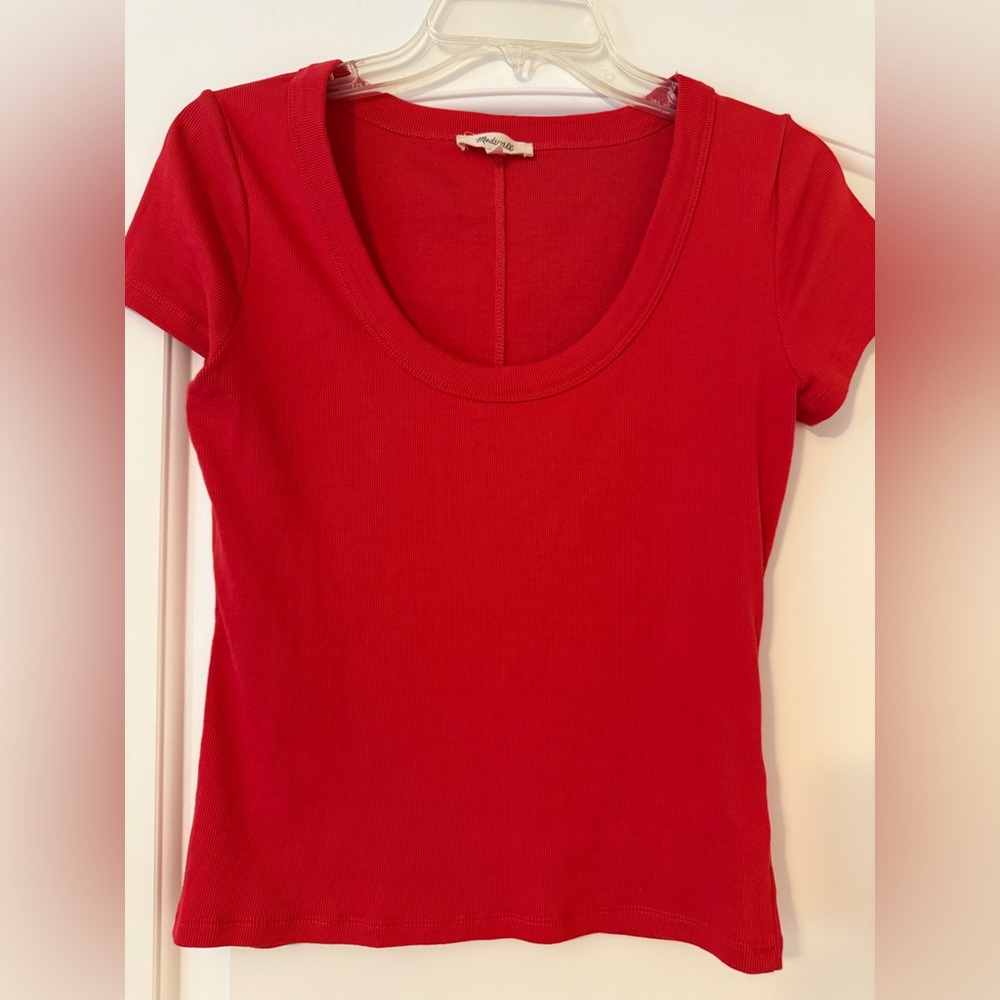 Madewell Red Top